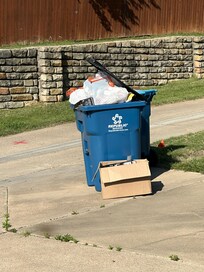 Back side of home on arrival