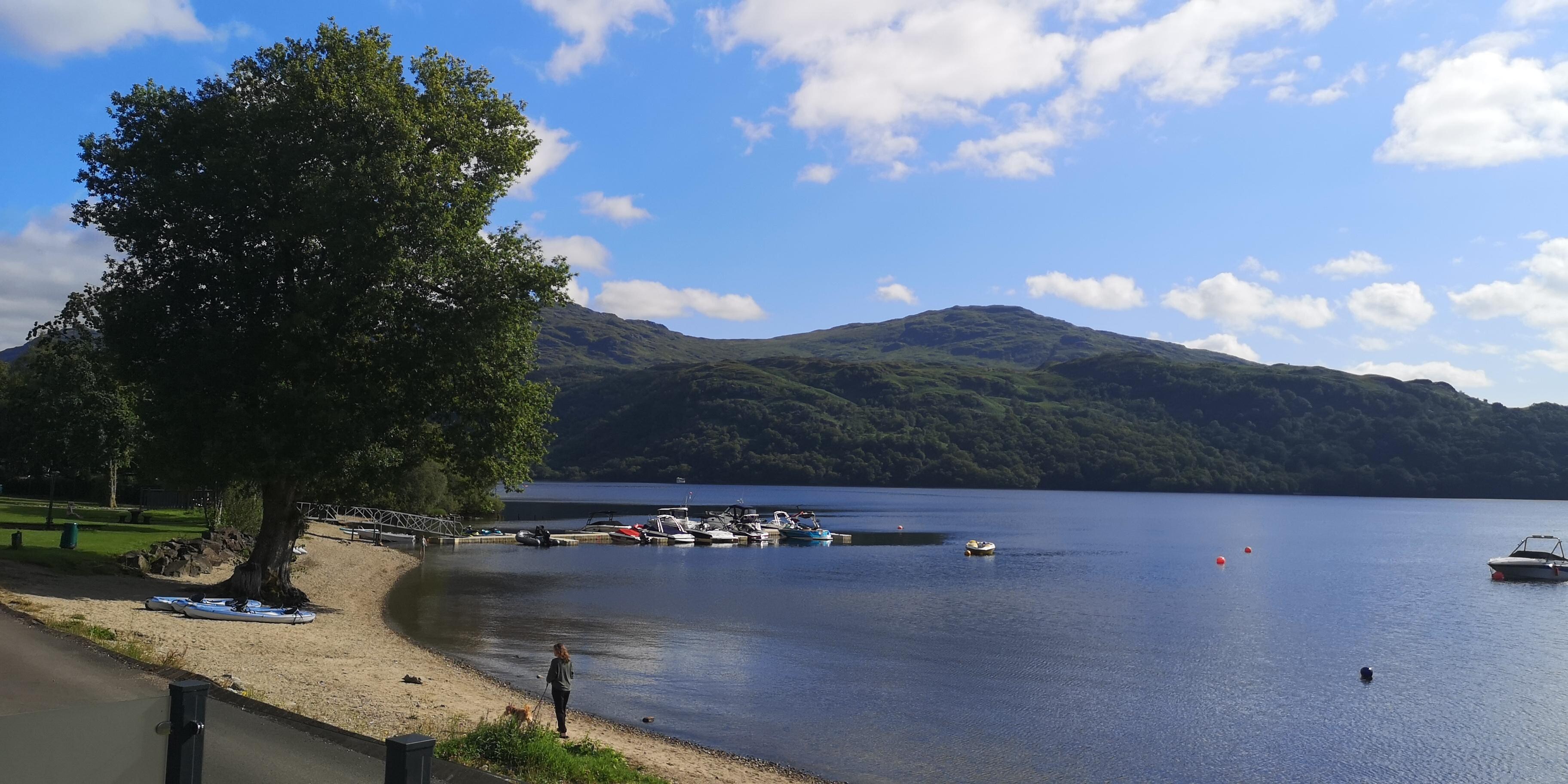 Blick aus der Wohnung