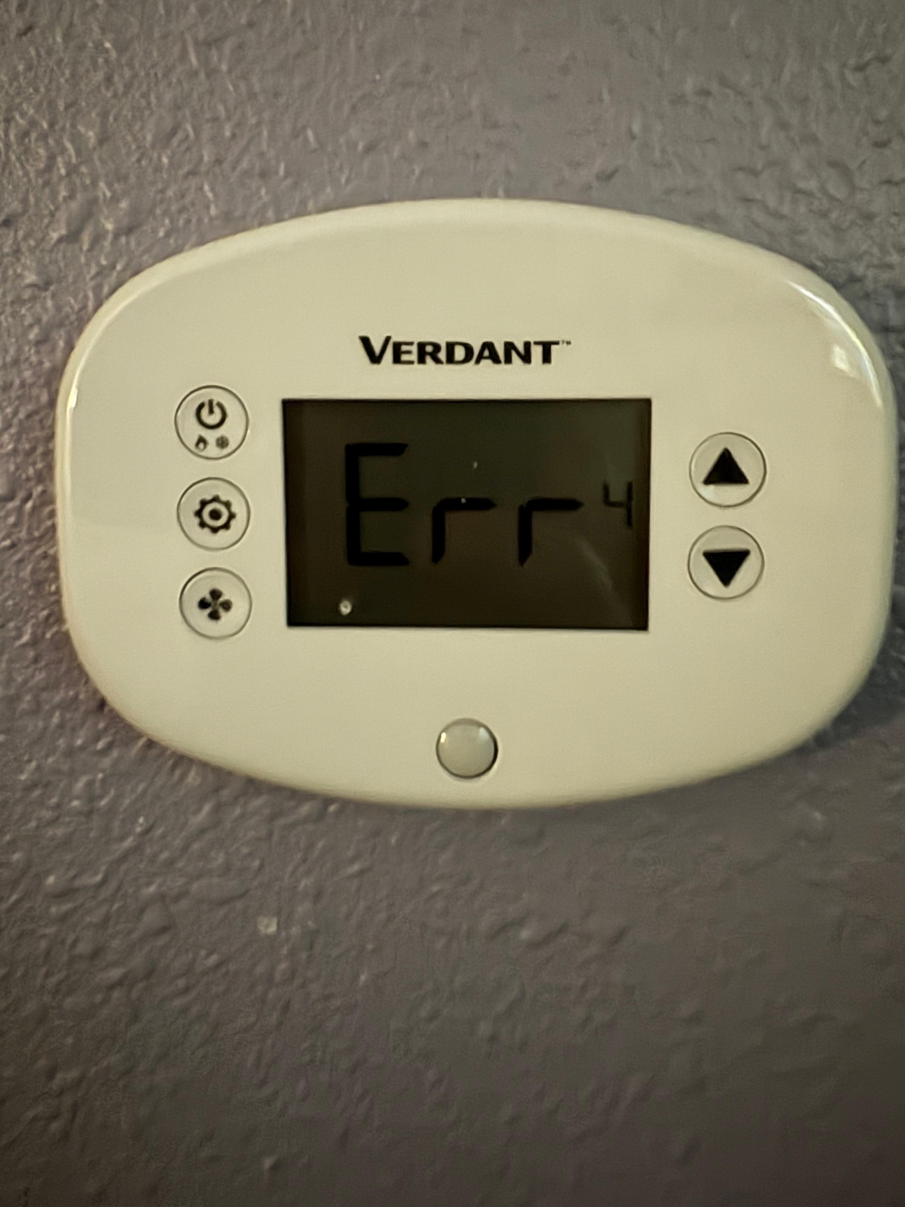 Broken thermostat