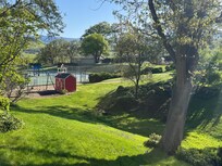Landscaping to tennis courts