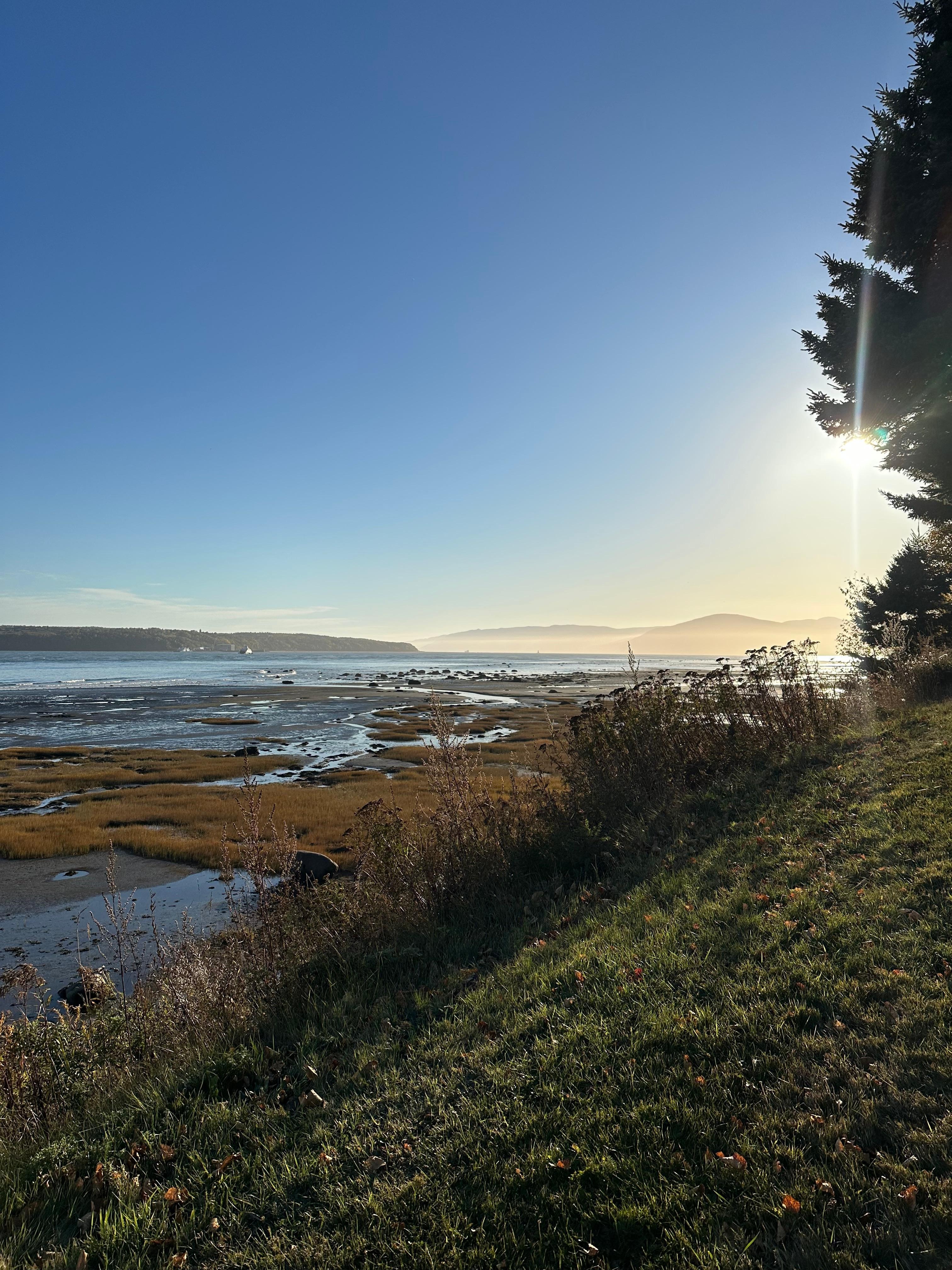 Le coucher du soleil 