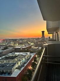 Our balcony sunset.