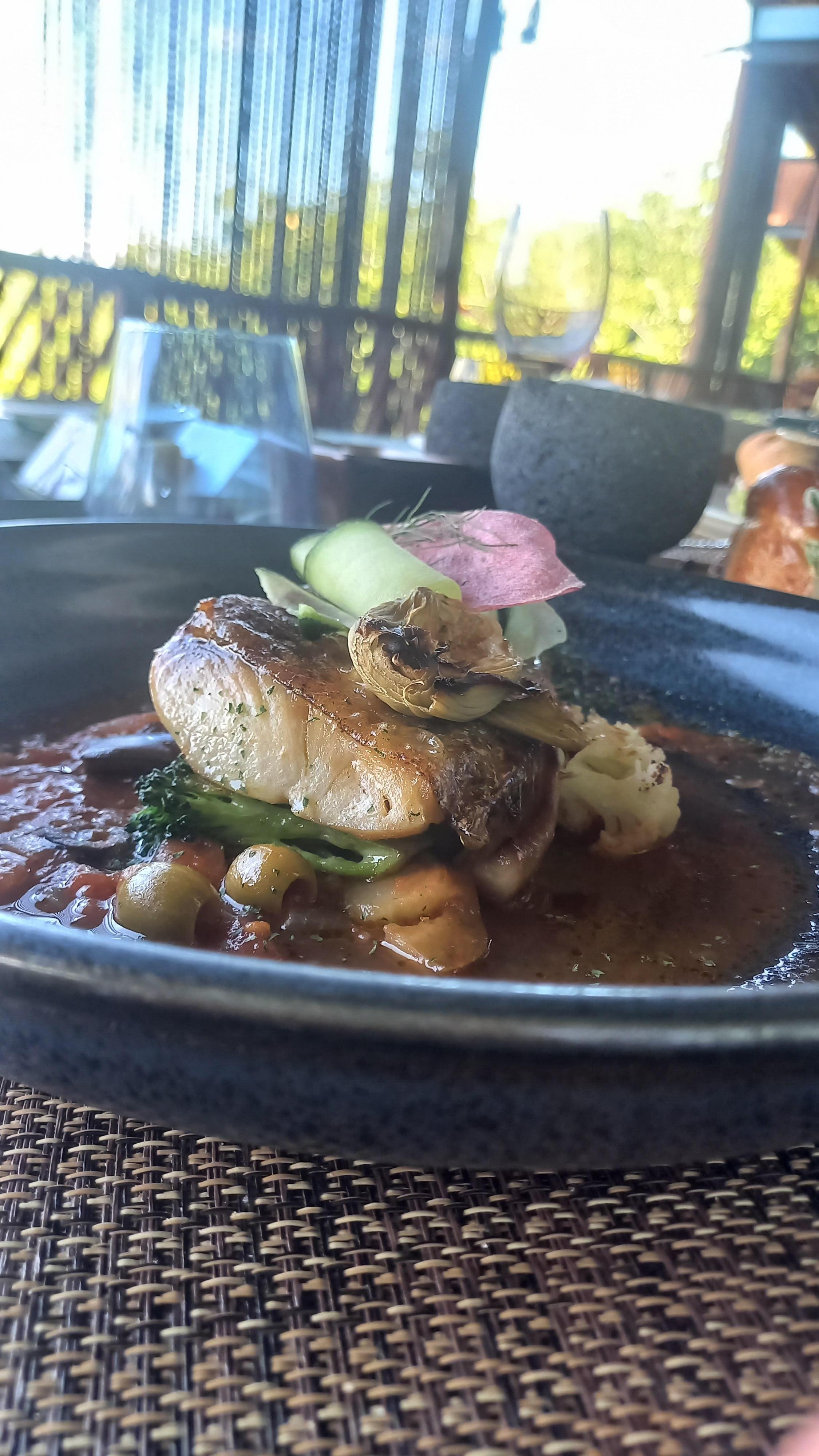 Mahi mahi lunch at Akkat