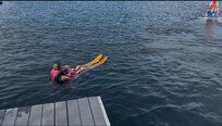 There was kids skis and my 6 year old loved trying! I used the adult ones, so thankful.