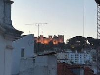 View of the castle from our window.
