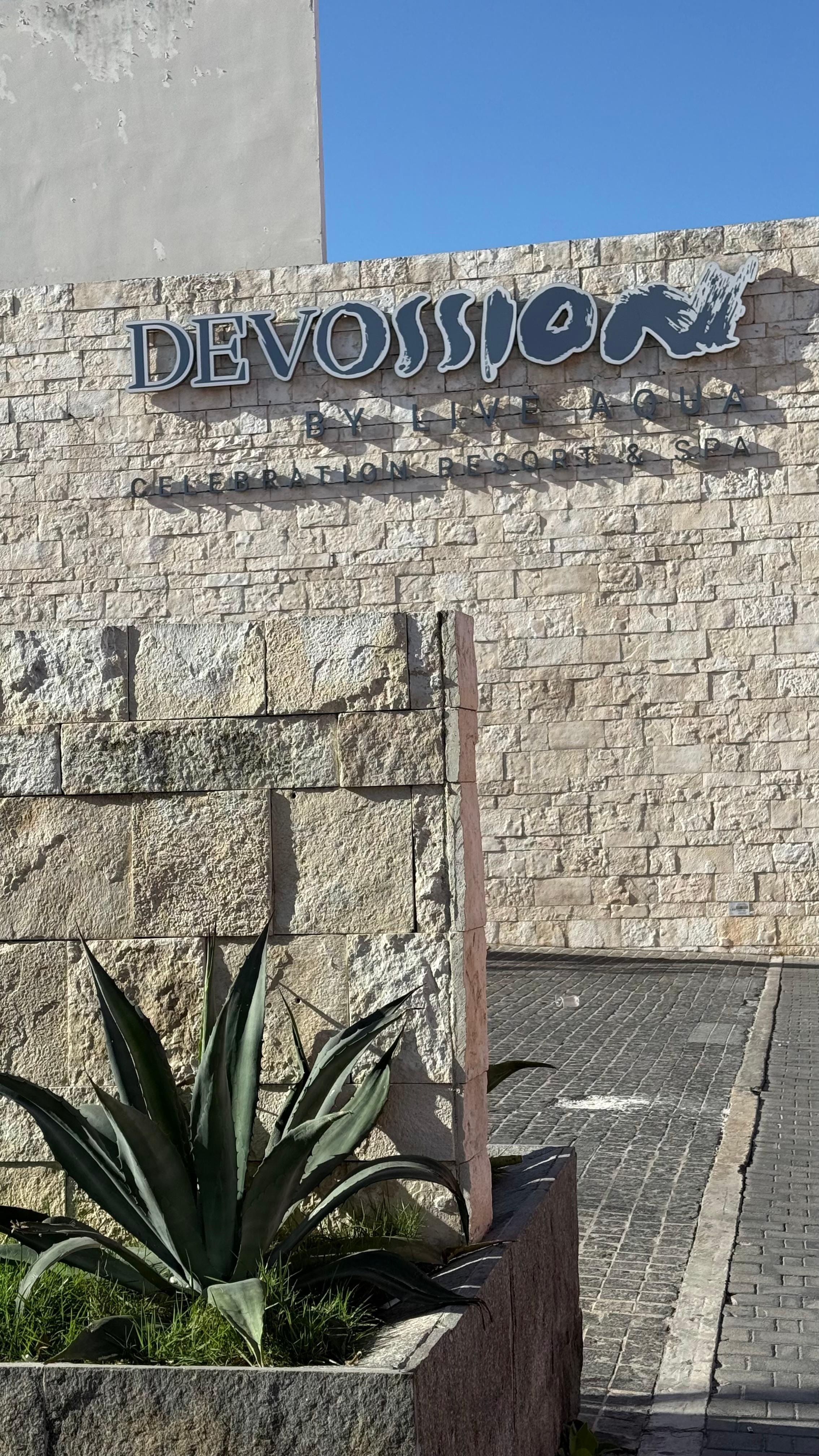 Entrance of the resort