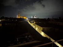 View from the Terrace at night.
