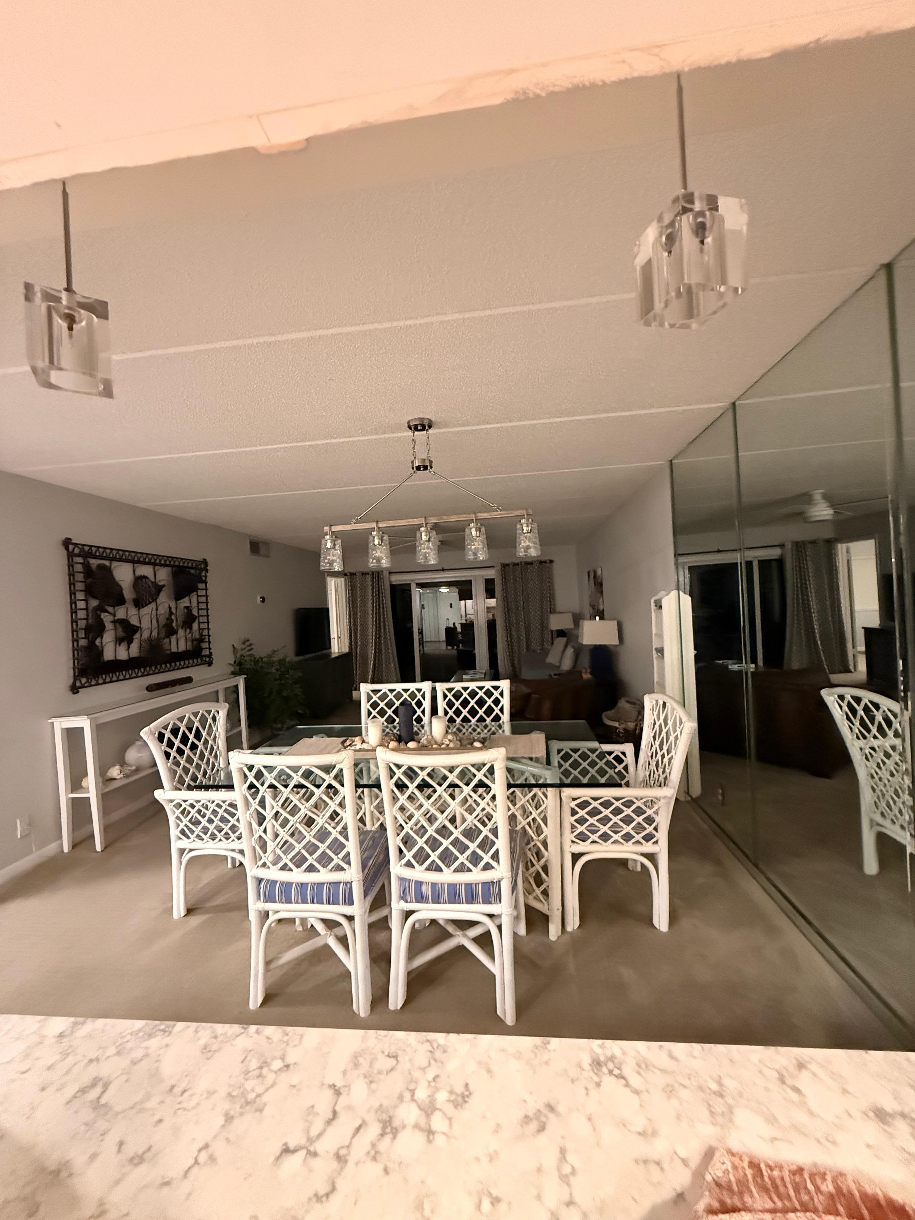 The view from the kitchen