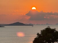 Sunset from the terrace