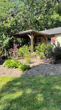 Front porch with rockers!