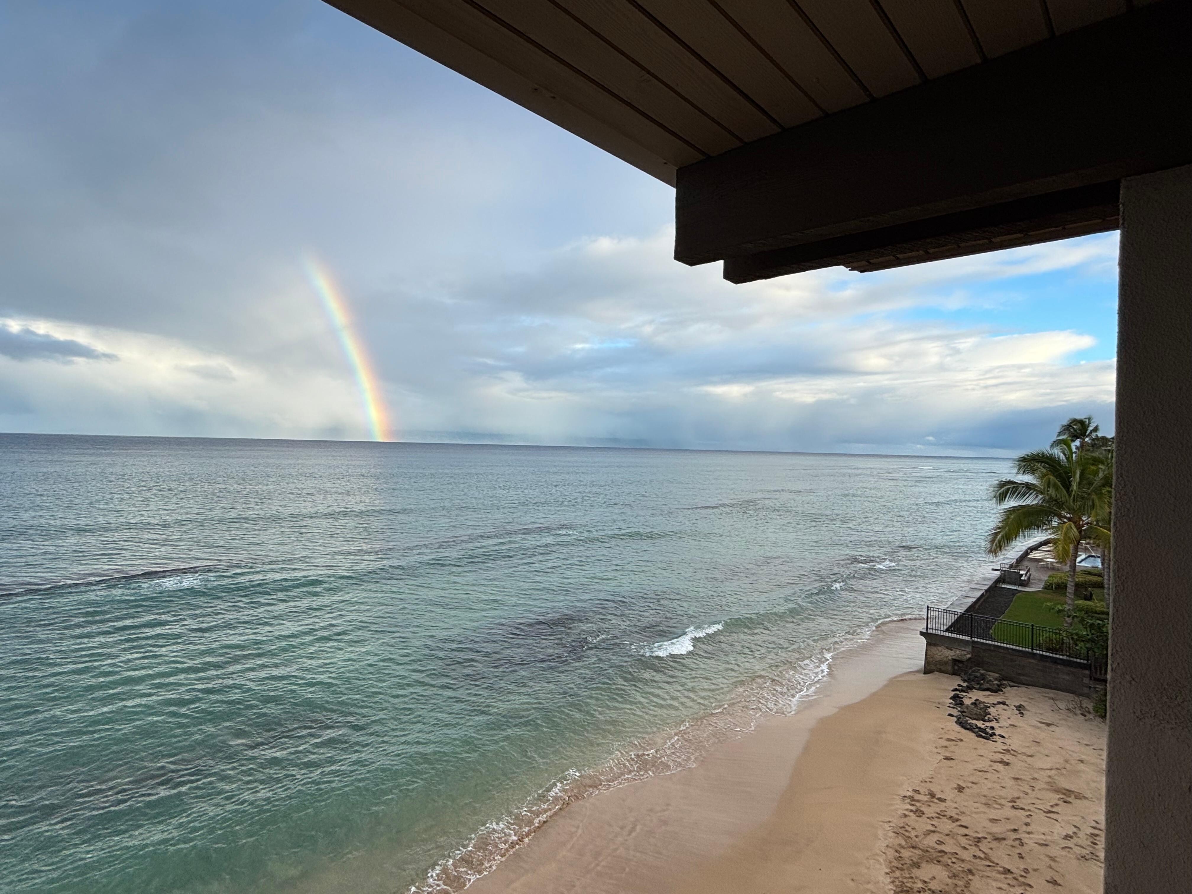 View from the balcony!