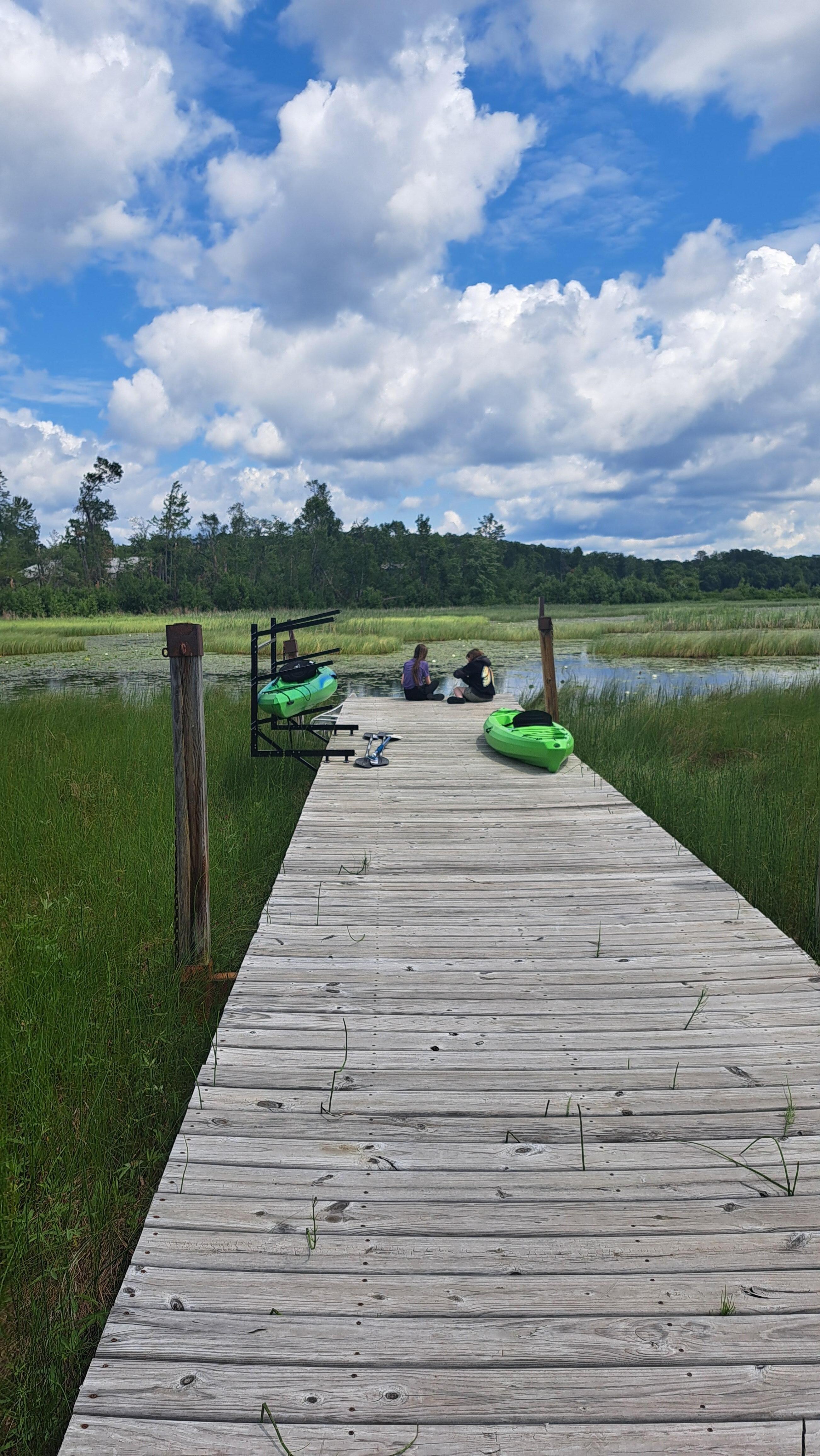 The dock