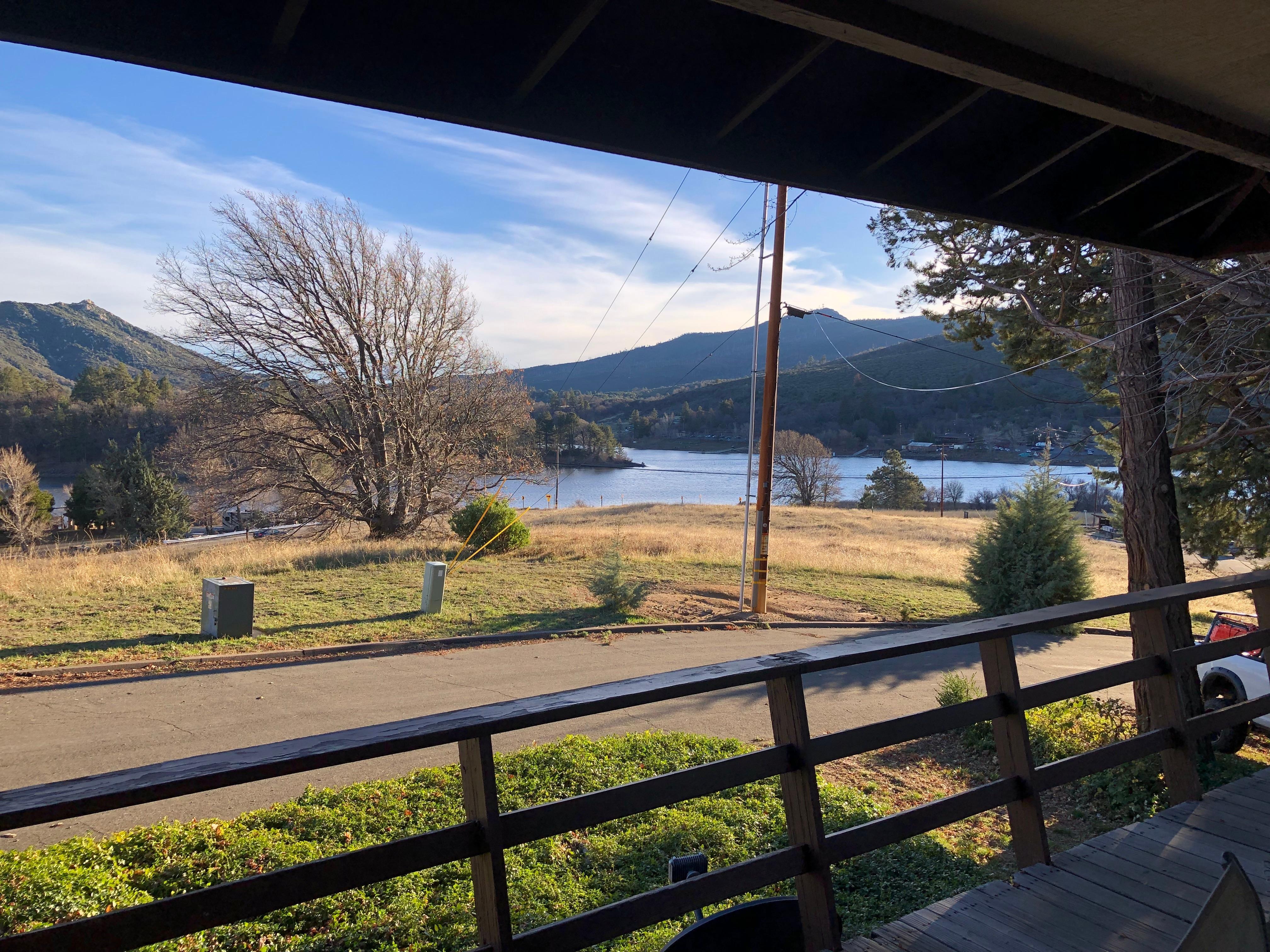 View from the porch. 