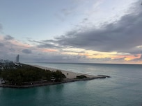 Sunrise from the balcony.