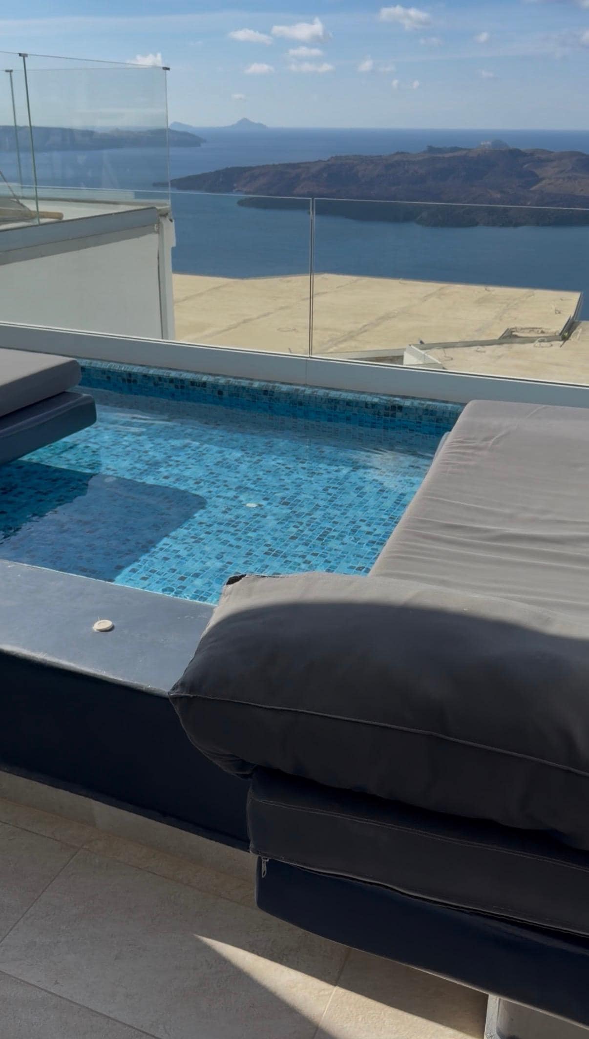 View from private balcony