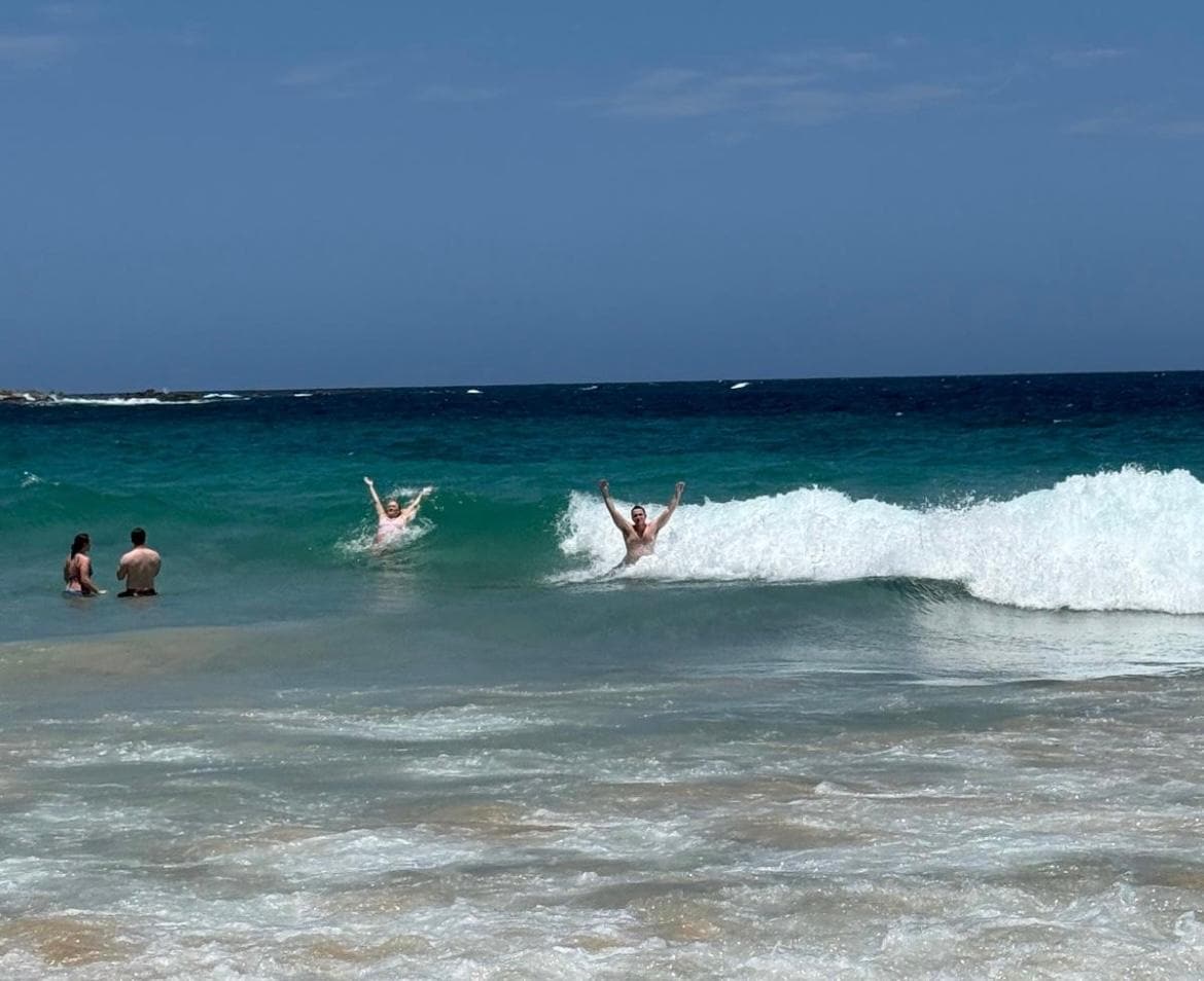 Surfing area on UTV tour.