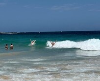 Surfing area on UTV tour.