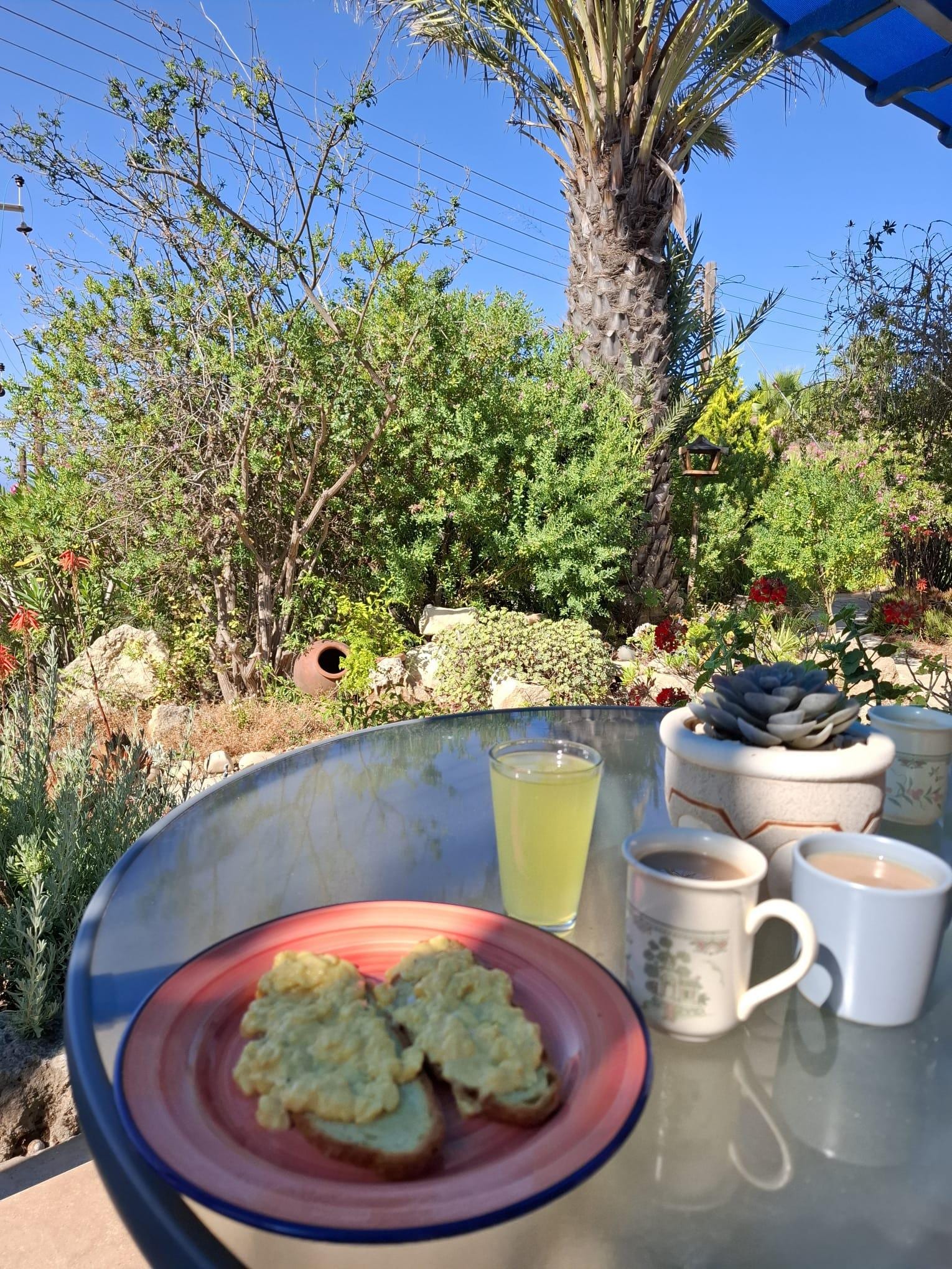 Our welcome pack meant no need to shop for our first breakfast