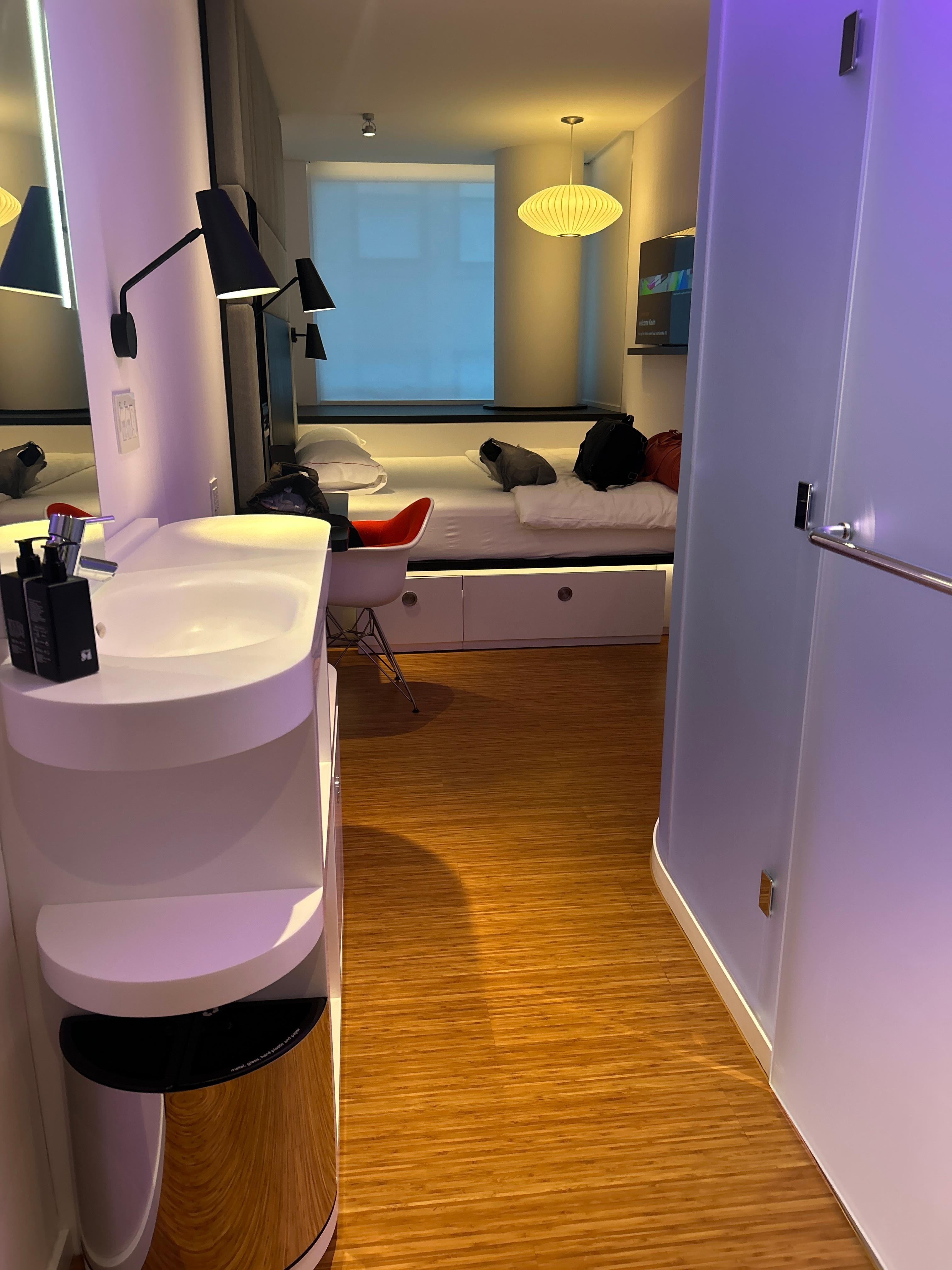 Smaller option room with modern amenities 