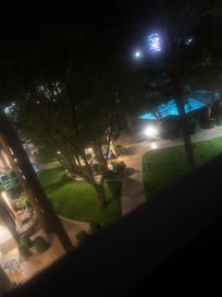 3 rd floor balcony facing pool