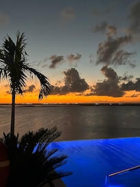 Sunset on the roof top