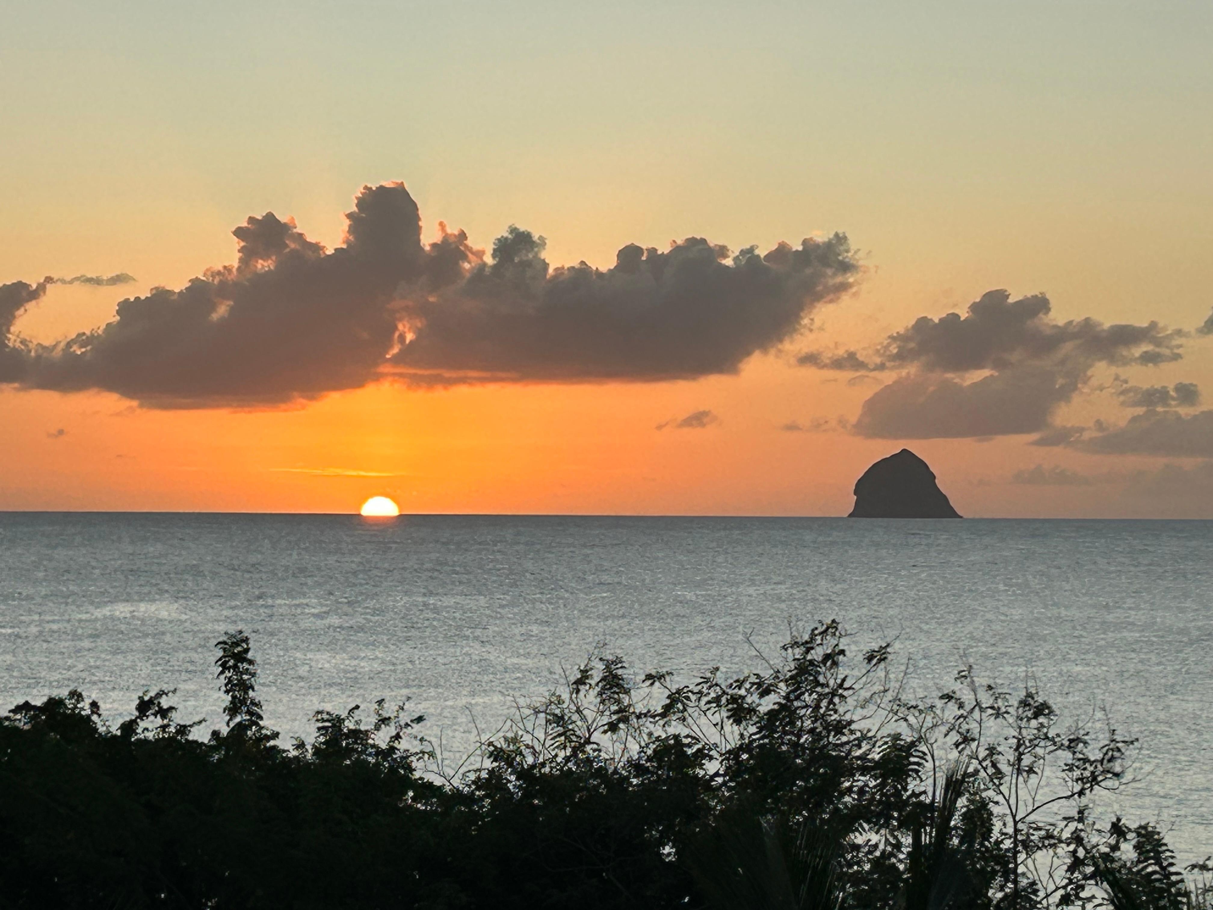 Vue de notre balcon.