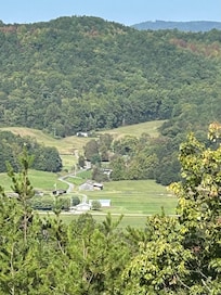 Extensive views of Wears Valley.
