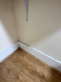 Filth and mould on the trim