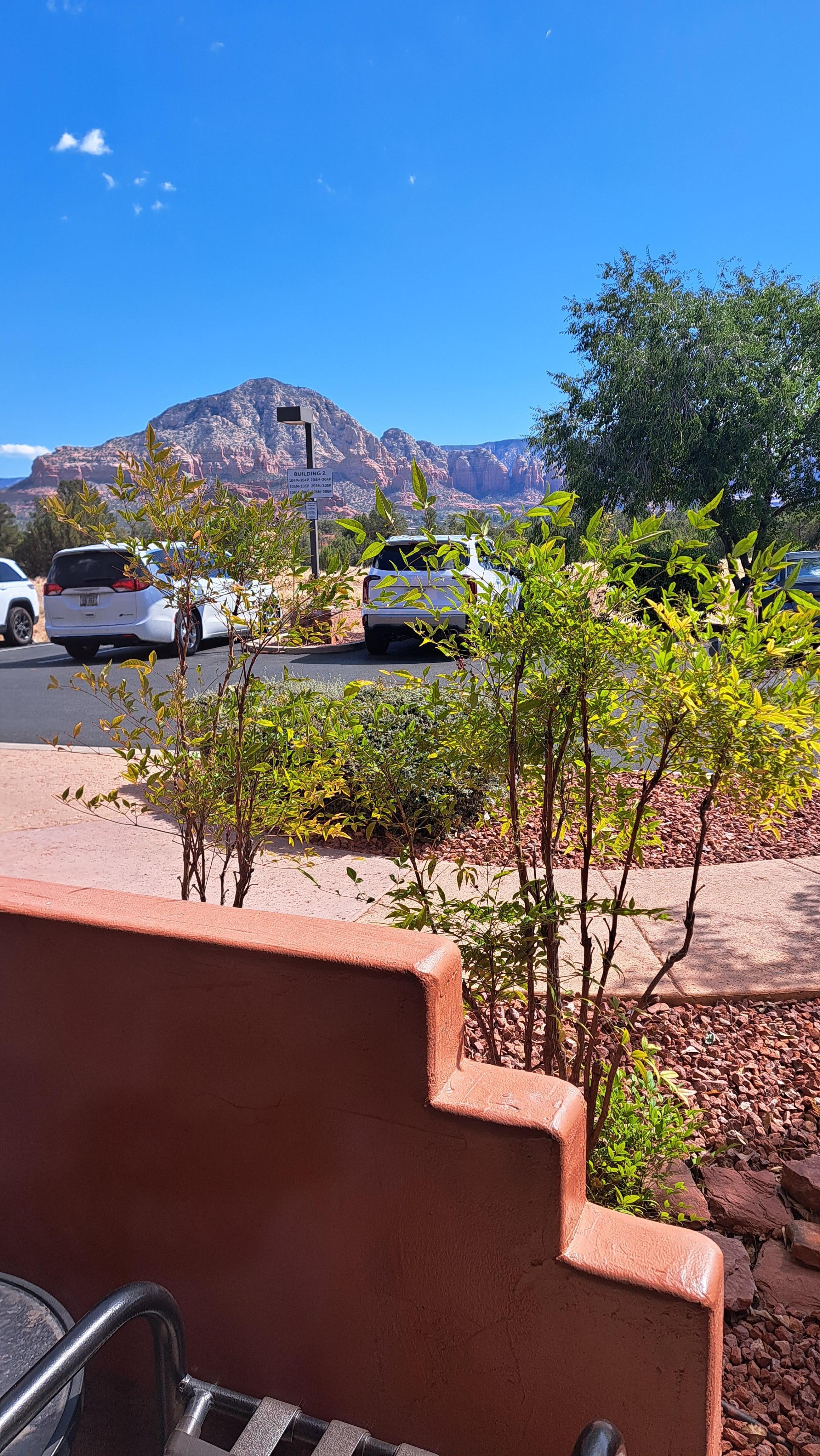 Back patio of our unit 