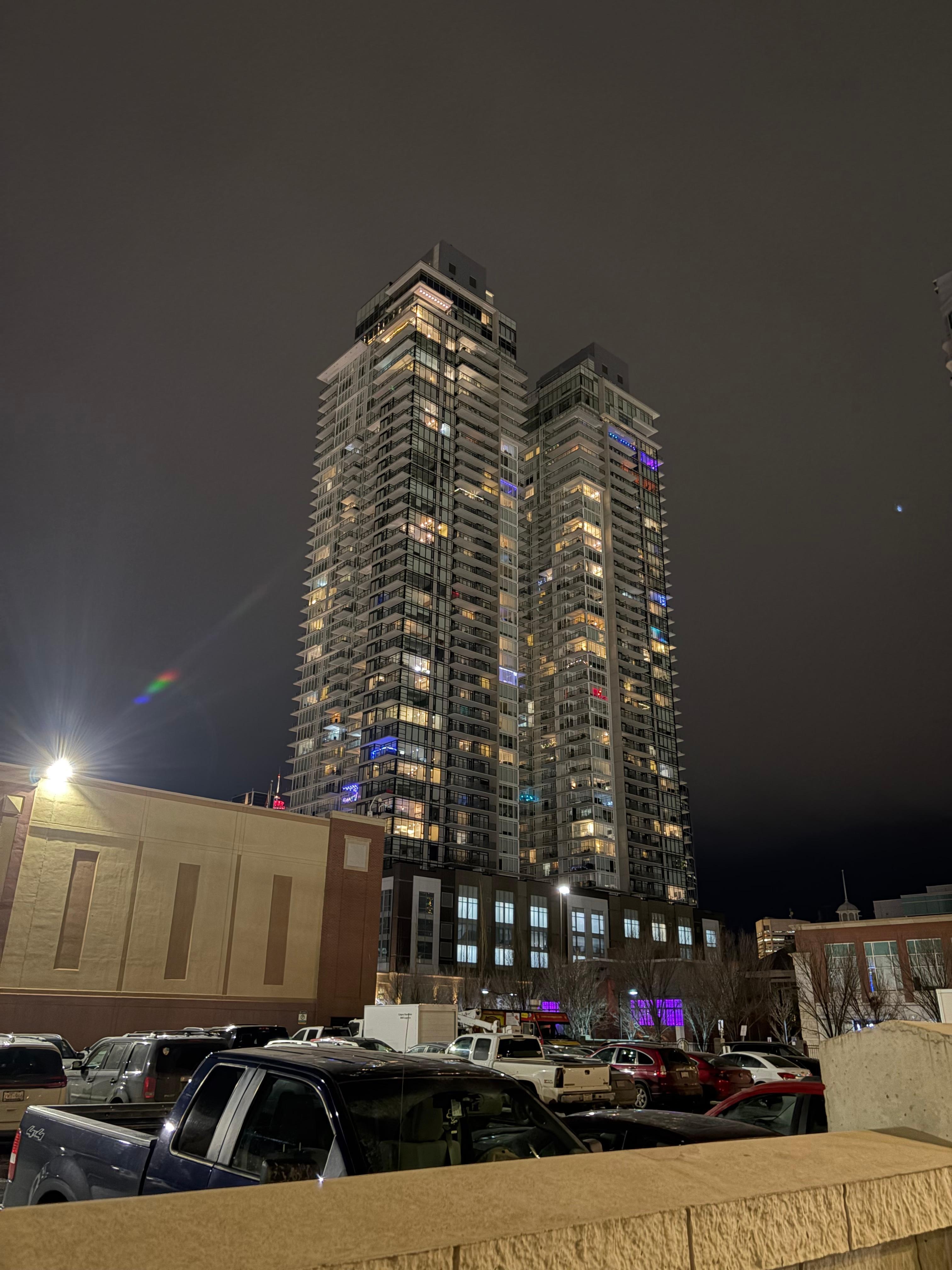 View of building from the road 