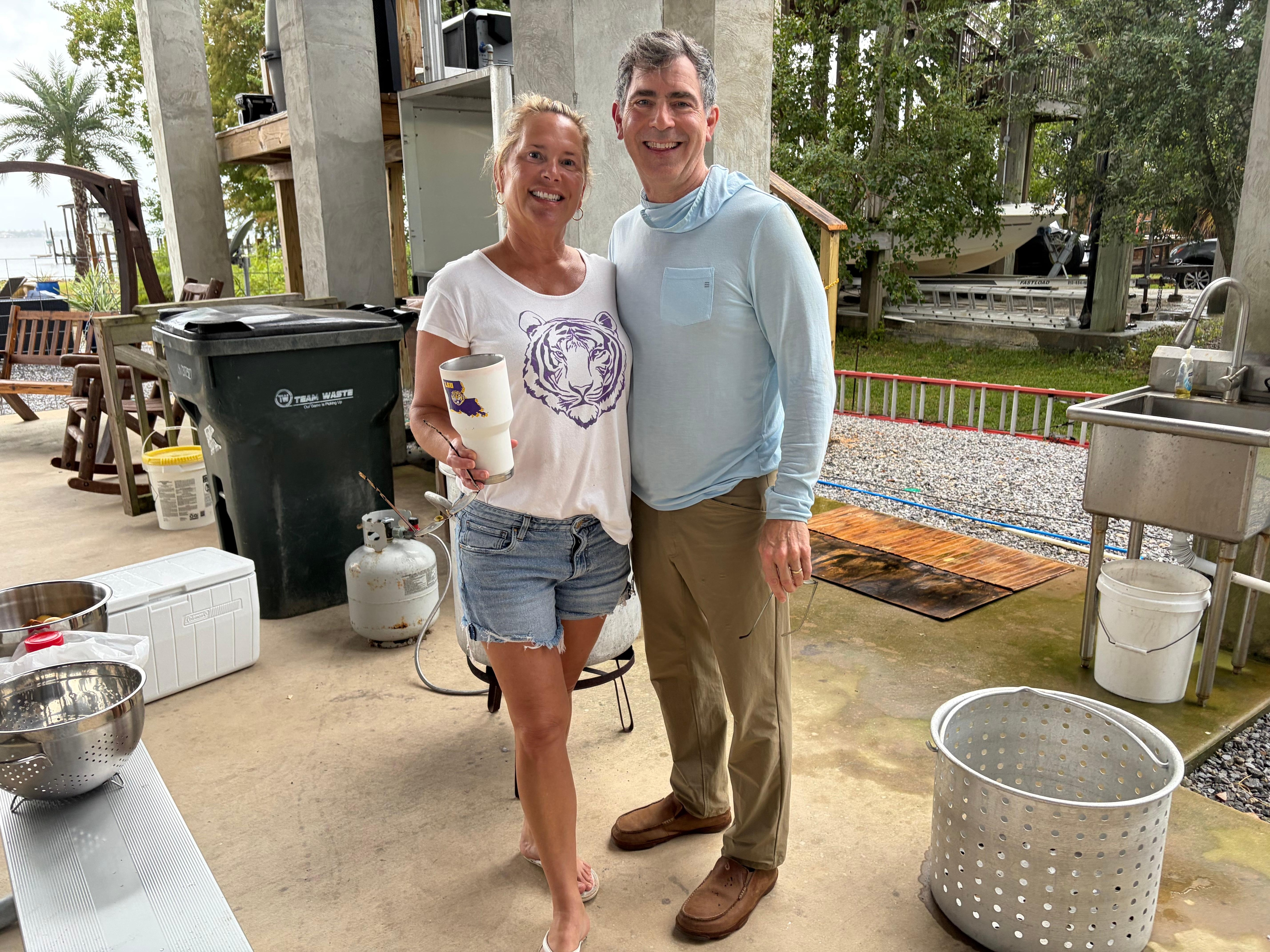 Shrimp boil for a very disappointing lsu/vanderbuilt game