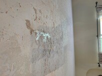 Ceiling leaking water in living room