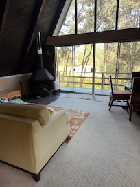 Bedroom that’s the living room with a pullout couch, not a queen bed