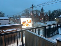 View from our balcony.