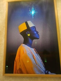 Beautiful art work at the entrance
