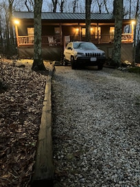 Cabin in the evening