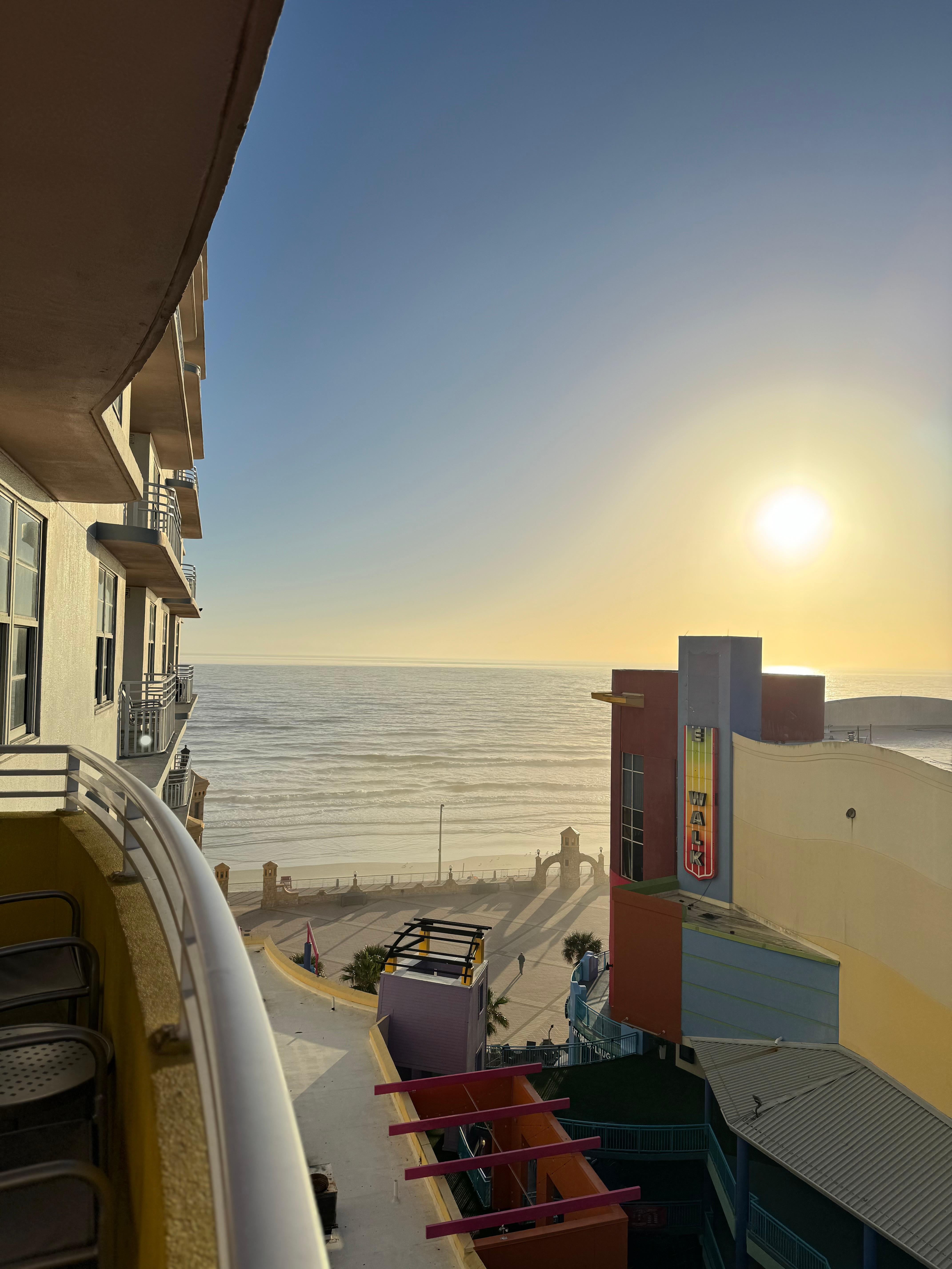 Balcony view in the morning