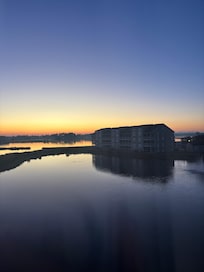 Sunrise from screened in balcony