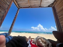 view from the vip cabañas