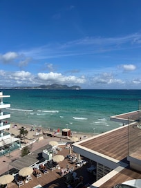 Note this picture was taken next to its sister hotel from rooftop suite room