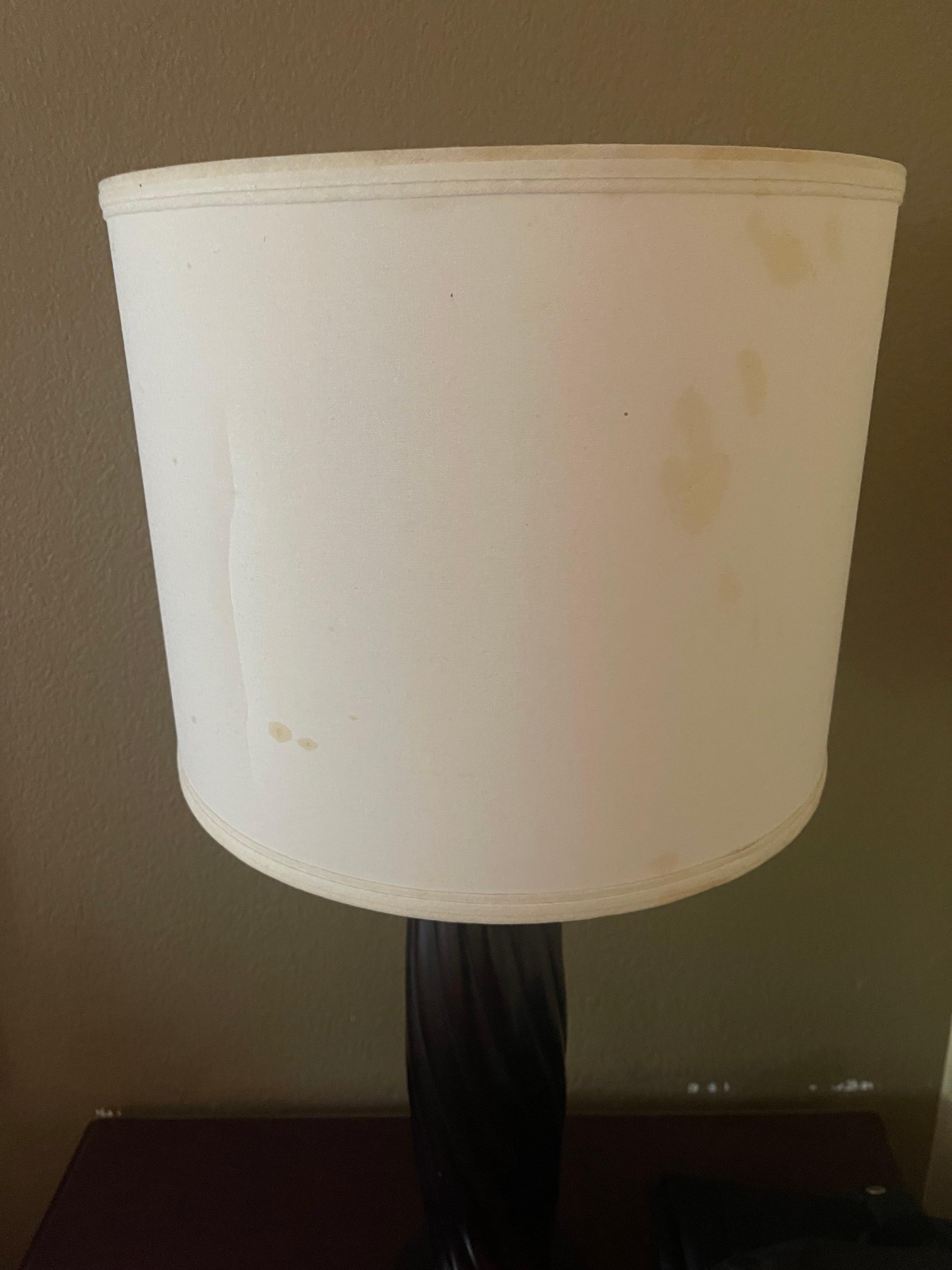 Spots on lampshades