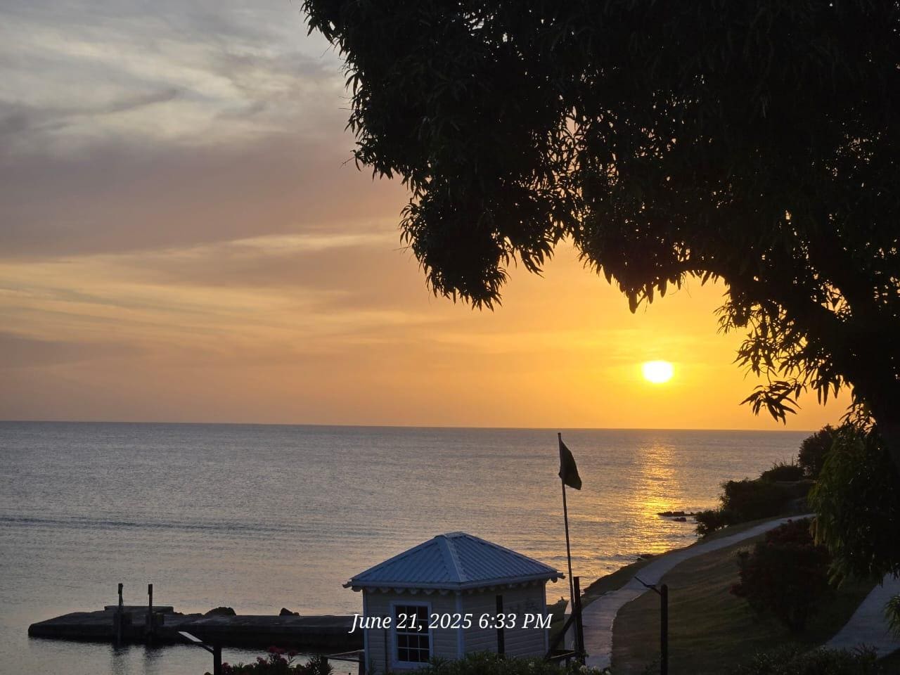 Sunset from balcony