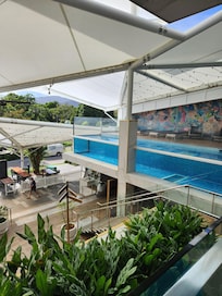 Outdoor entertainment area