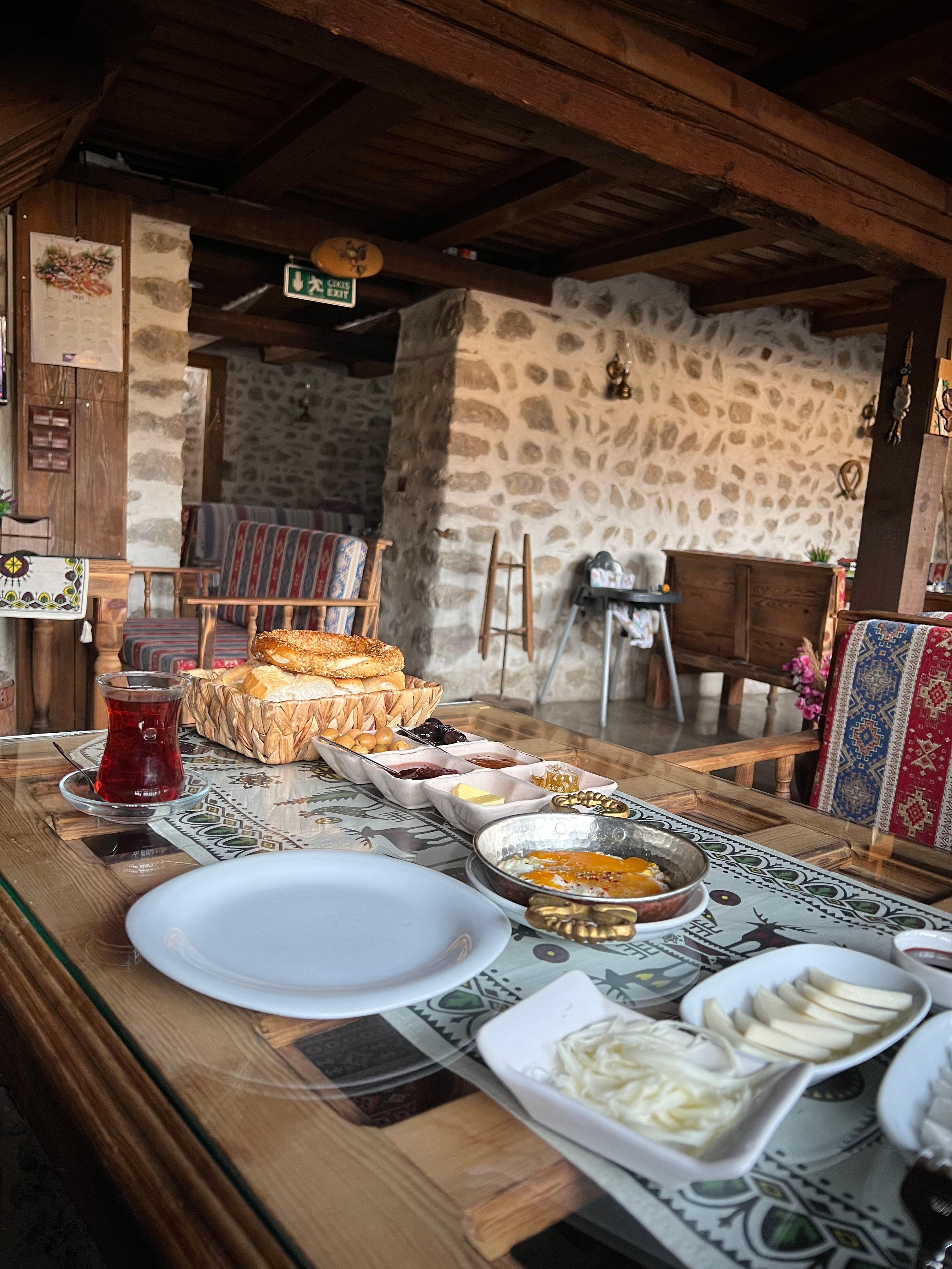 Breakfast - home made style by the lovely assistant and owner’s wife.