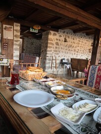 Breakfast - home made style by the lovely assistant and owner’s wife.