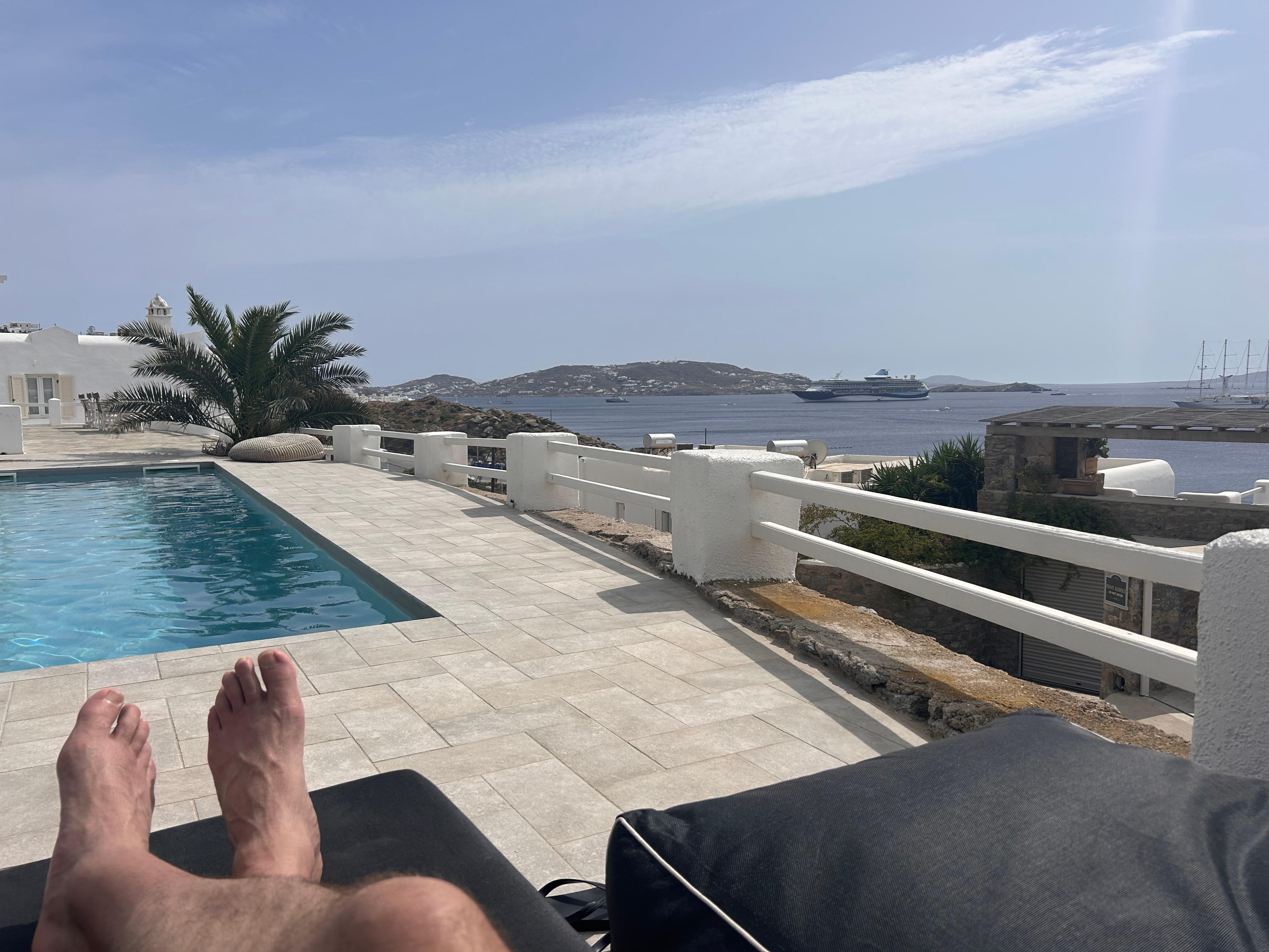 View from pool deck