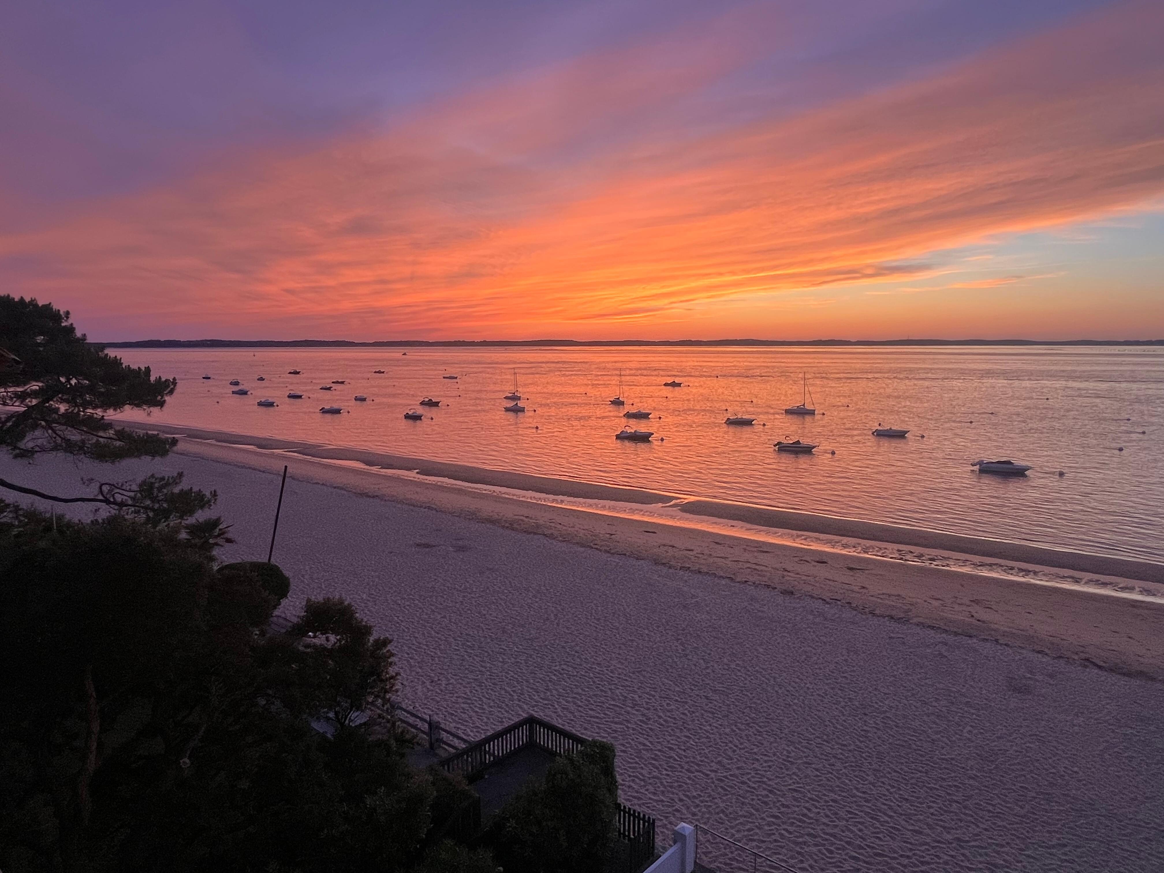 Depuis la terrasse..