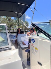 Family first boat experience!
