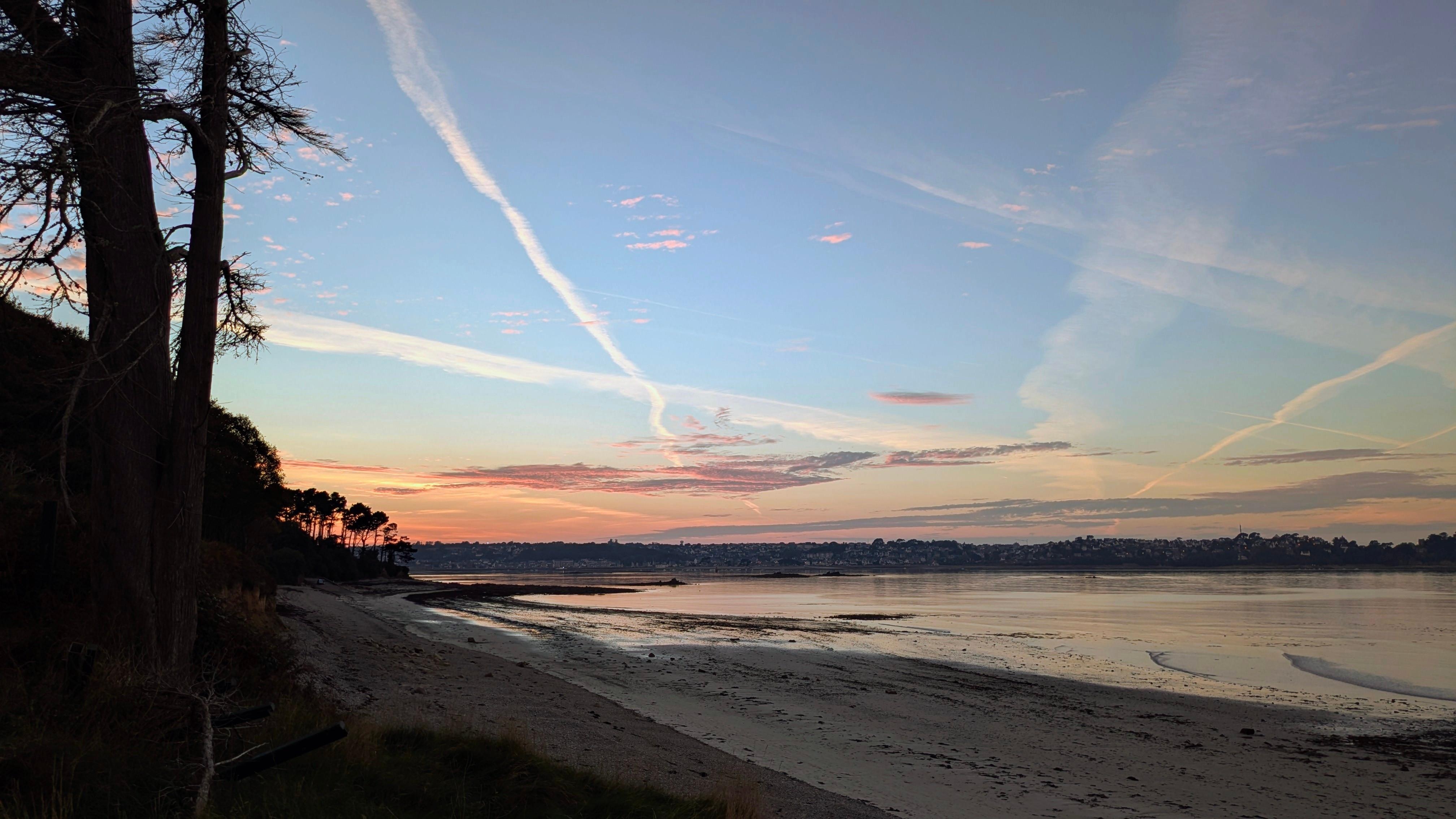 Der Blick nach Perros-Guirec 