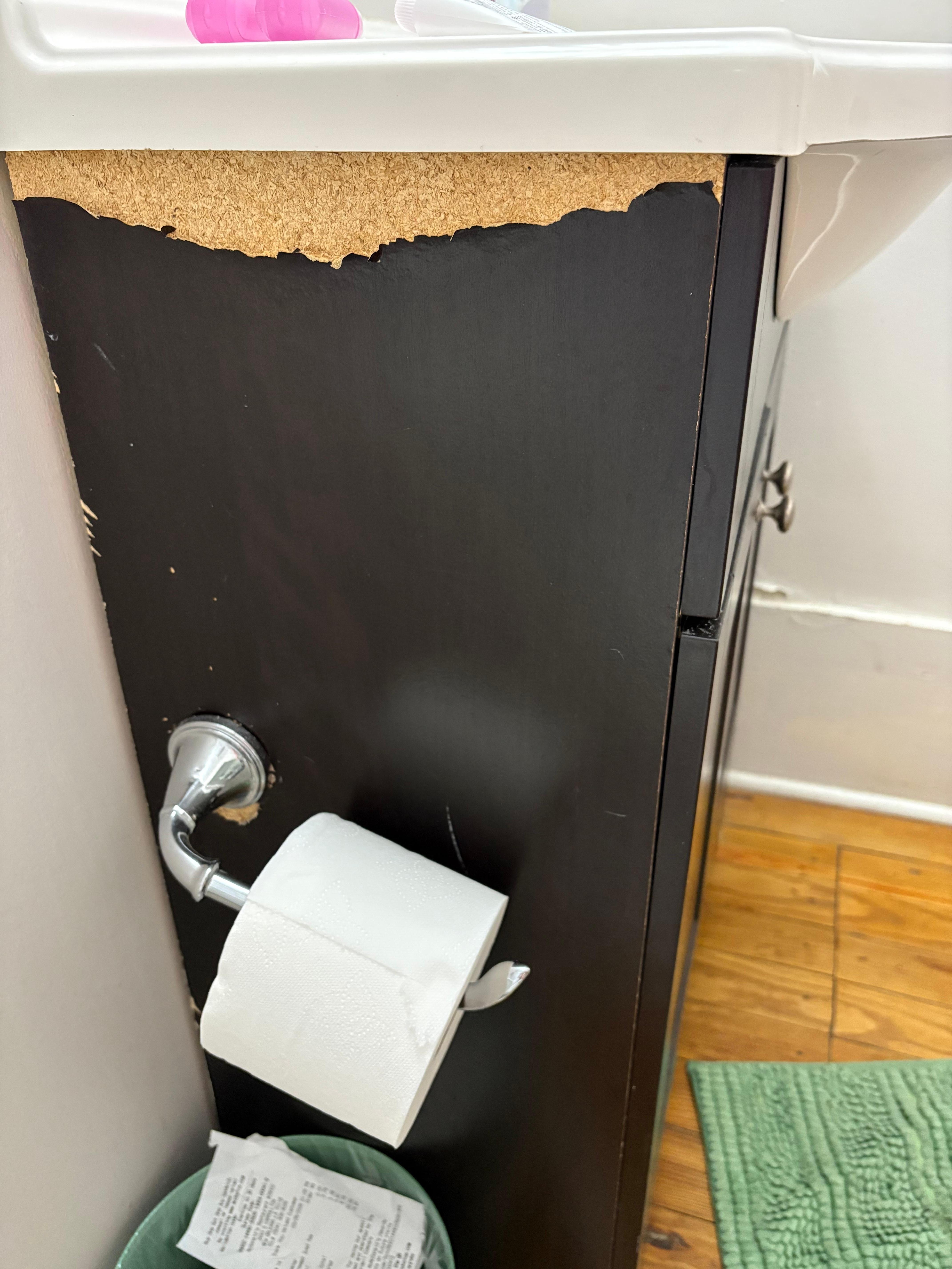 Falling apart at floor also